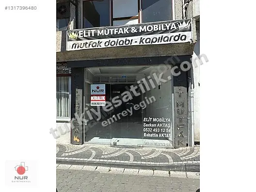 NUR GAYRIMENKUL'DEN MAHMUT BEY MAH 70m2 KİRALIK DÜKKAN